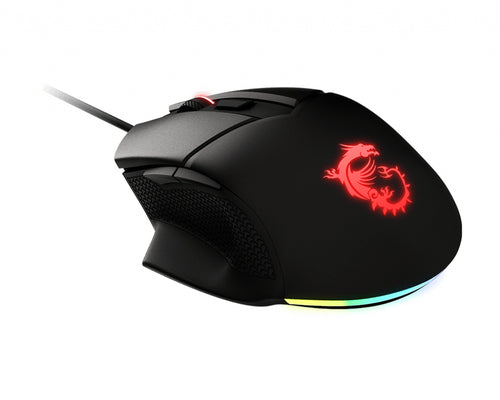 MSI CLUTCH GM20 ELITE Optical Gaming Mouse '6400 DPI Optical Sensor, 6 Programmable button, Dual-Zone RGB, Ergonomic design, OMRON Switch with 20+ Million Clicks, Weight Adjustable, Red LED' MSI CLUTCH GM20 ELITE Optical Gaming Mouse '6400 DPI Optical Sensor, 6 Programmable button, Dual-Zone RGB, Ergonomic design, OMRON Switch with 20+ Million Clicks, Weight Adjustable, Red LED'